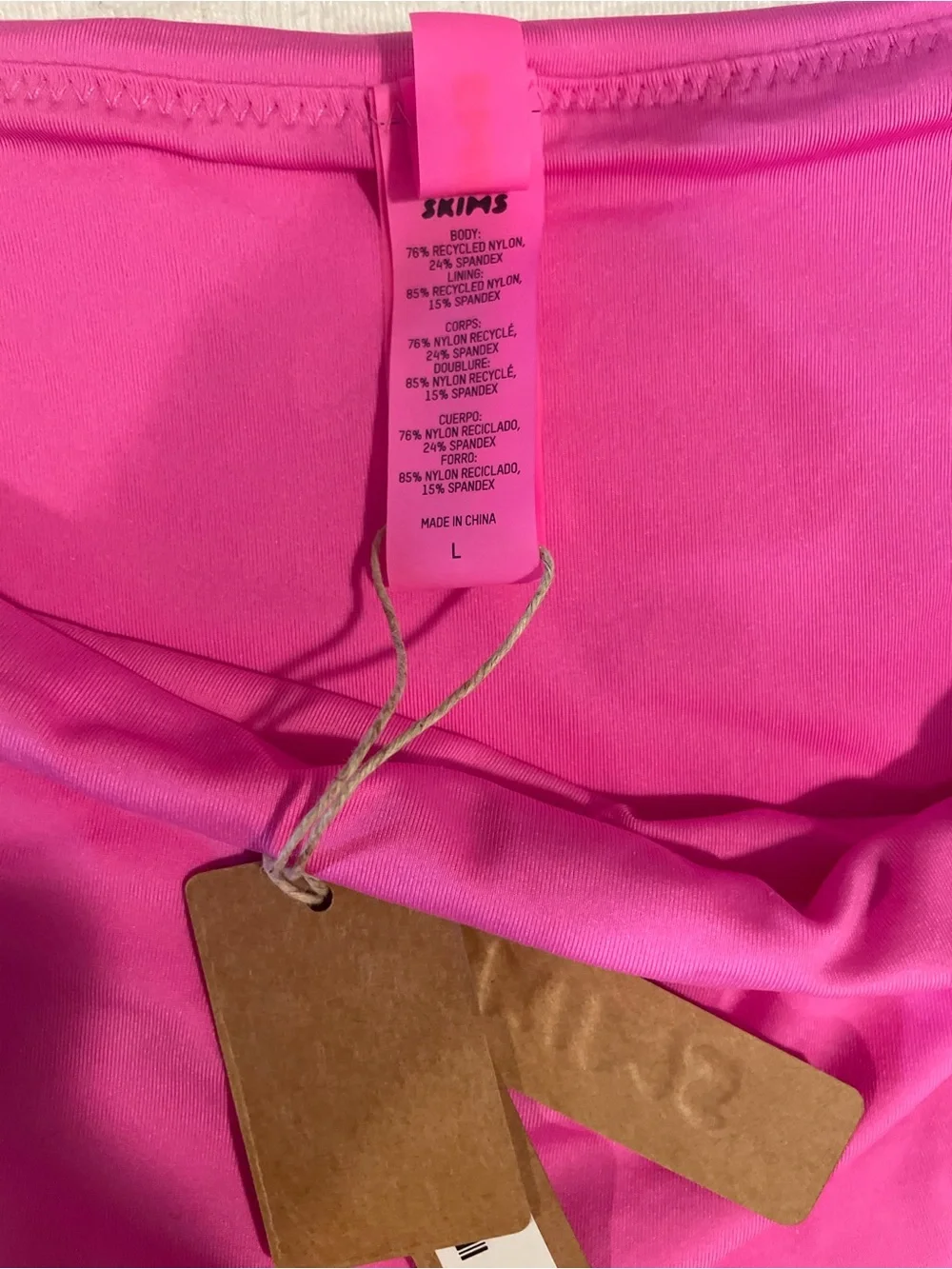 SKIMS Scoop Bikini Set in Hot Pink - read description!